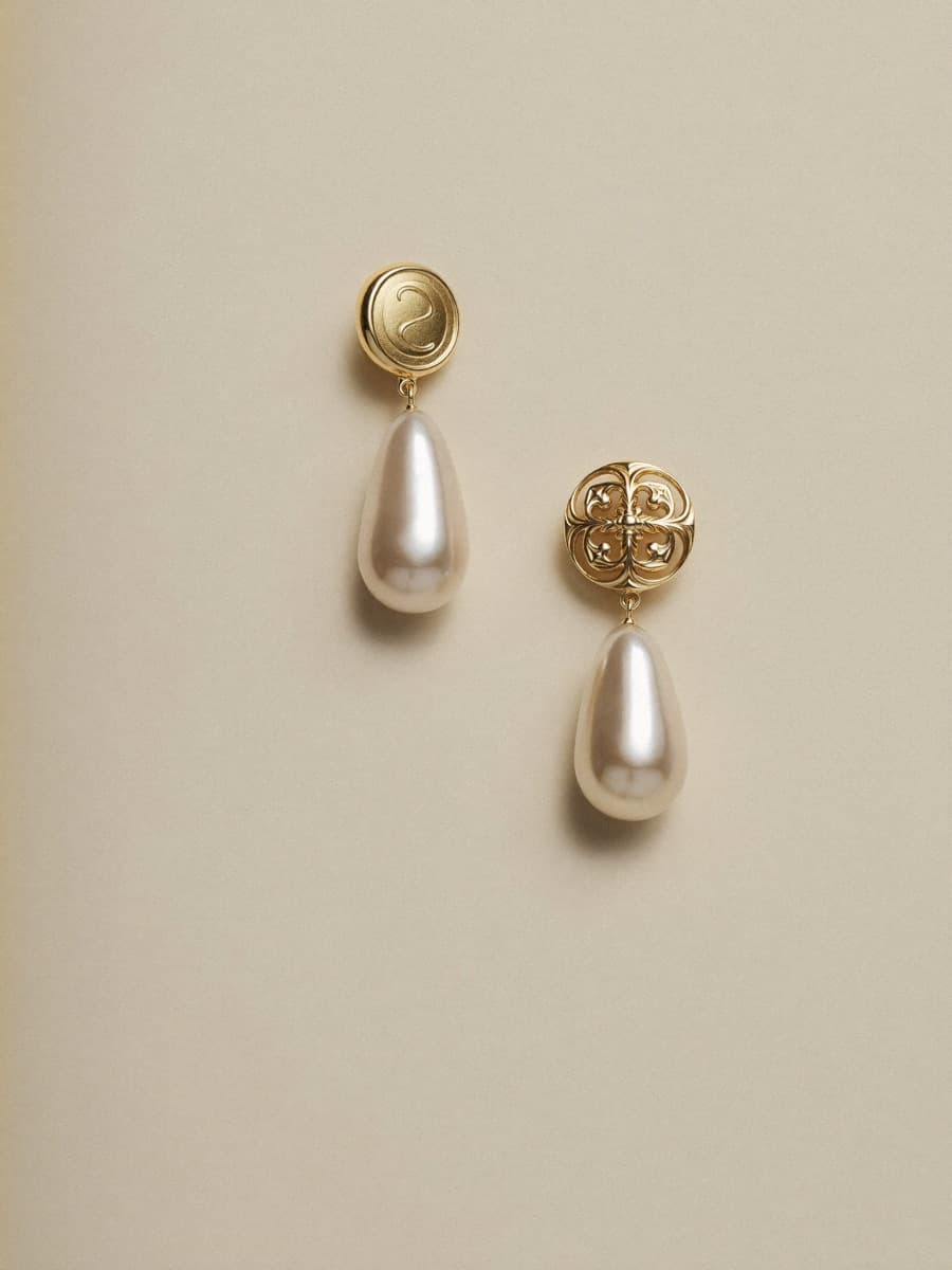 Atelier Or Pearl Drop Earrings